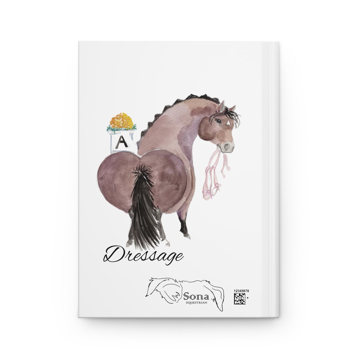 Hardcover Journal Matte -Adorable little Dressage