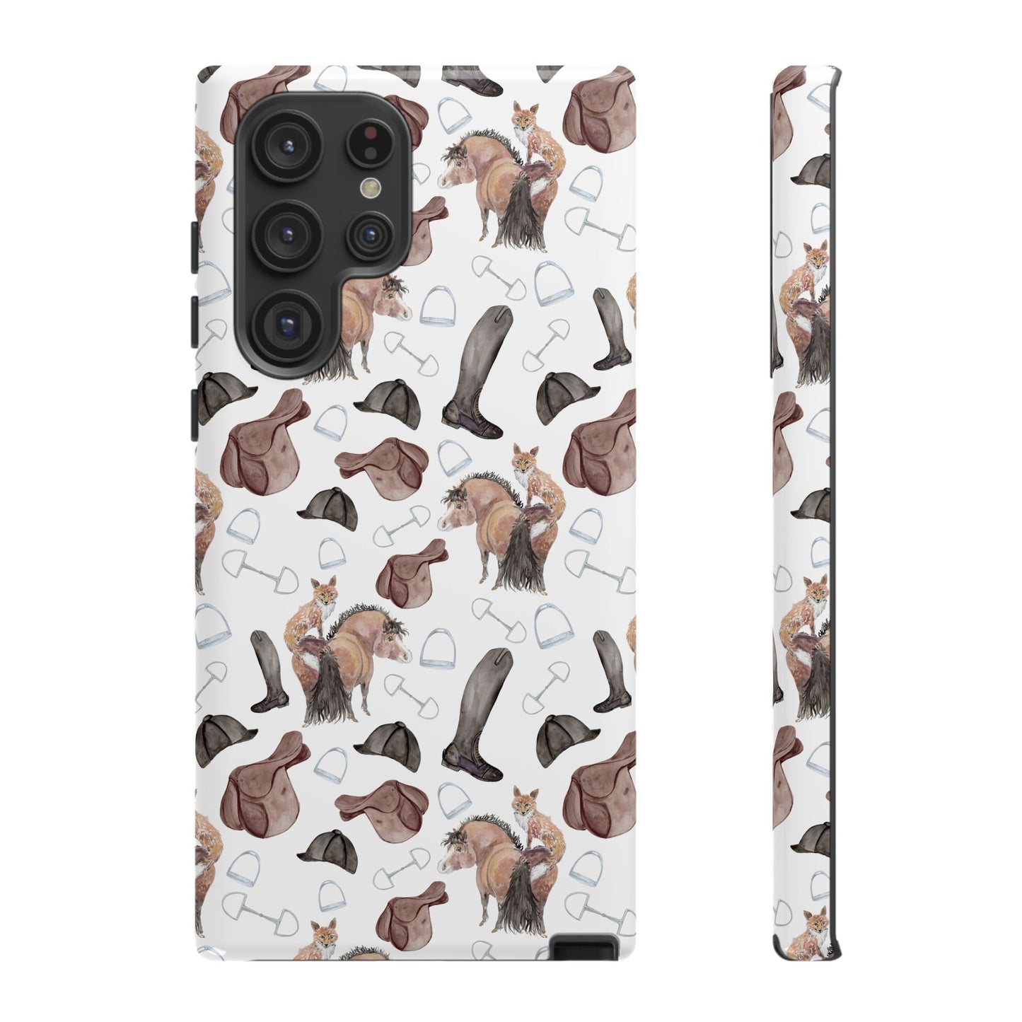 Adorable Little Pony and Fox Print Tough Phone Case
