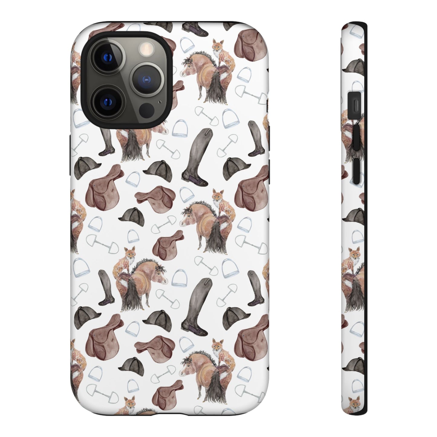 Adorable Little Pony and Fox Print Tough Phone Case