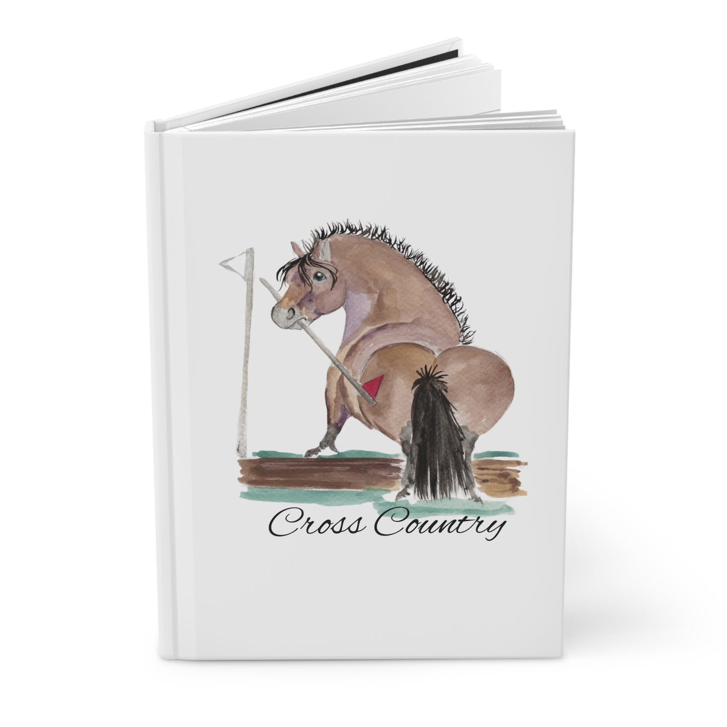 Hardcover Journal Matte -Adorable Little Cross Country