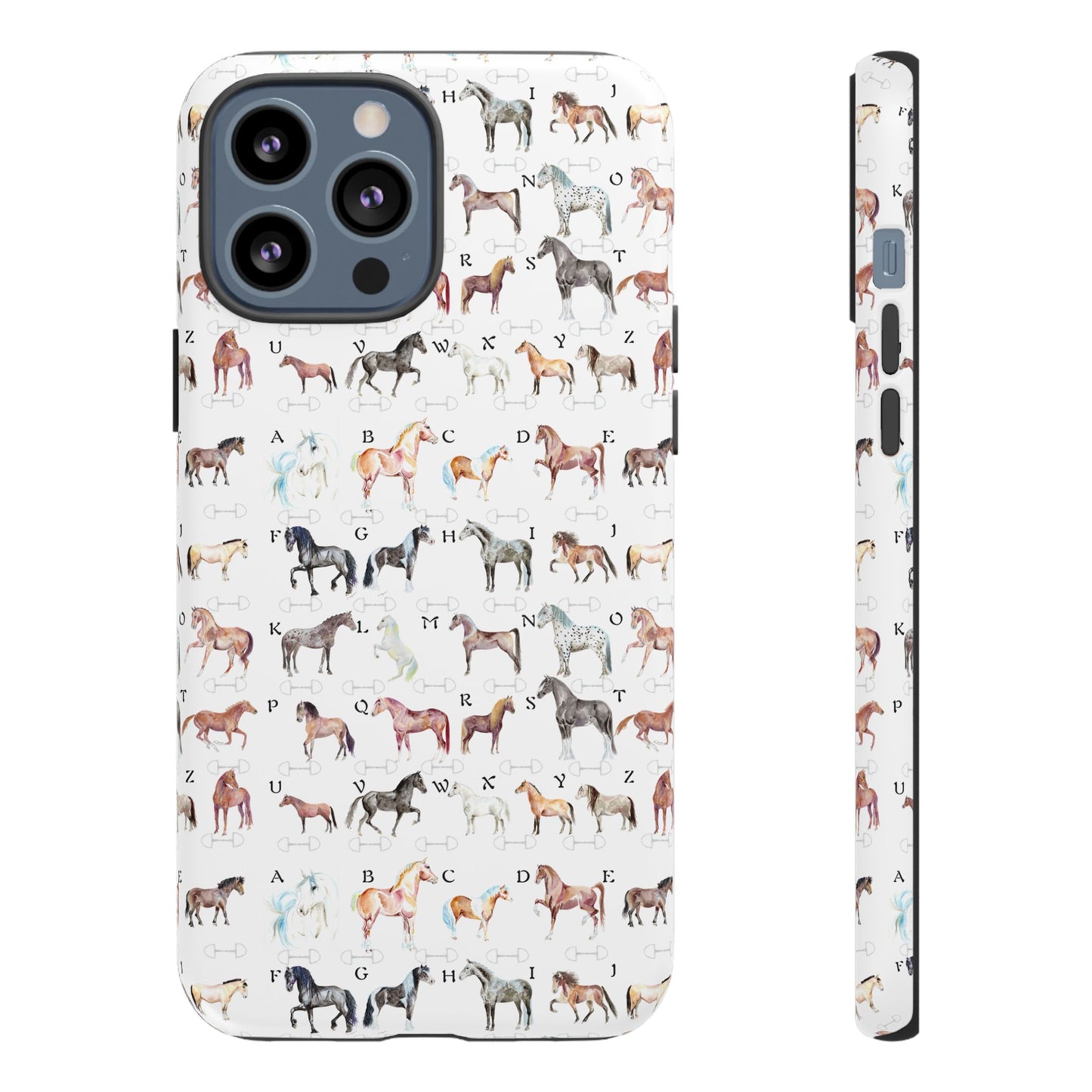ABC Horse Breeds Tough Phone Case