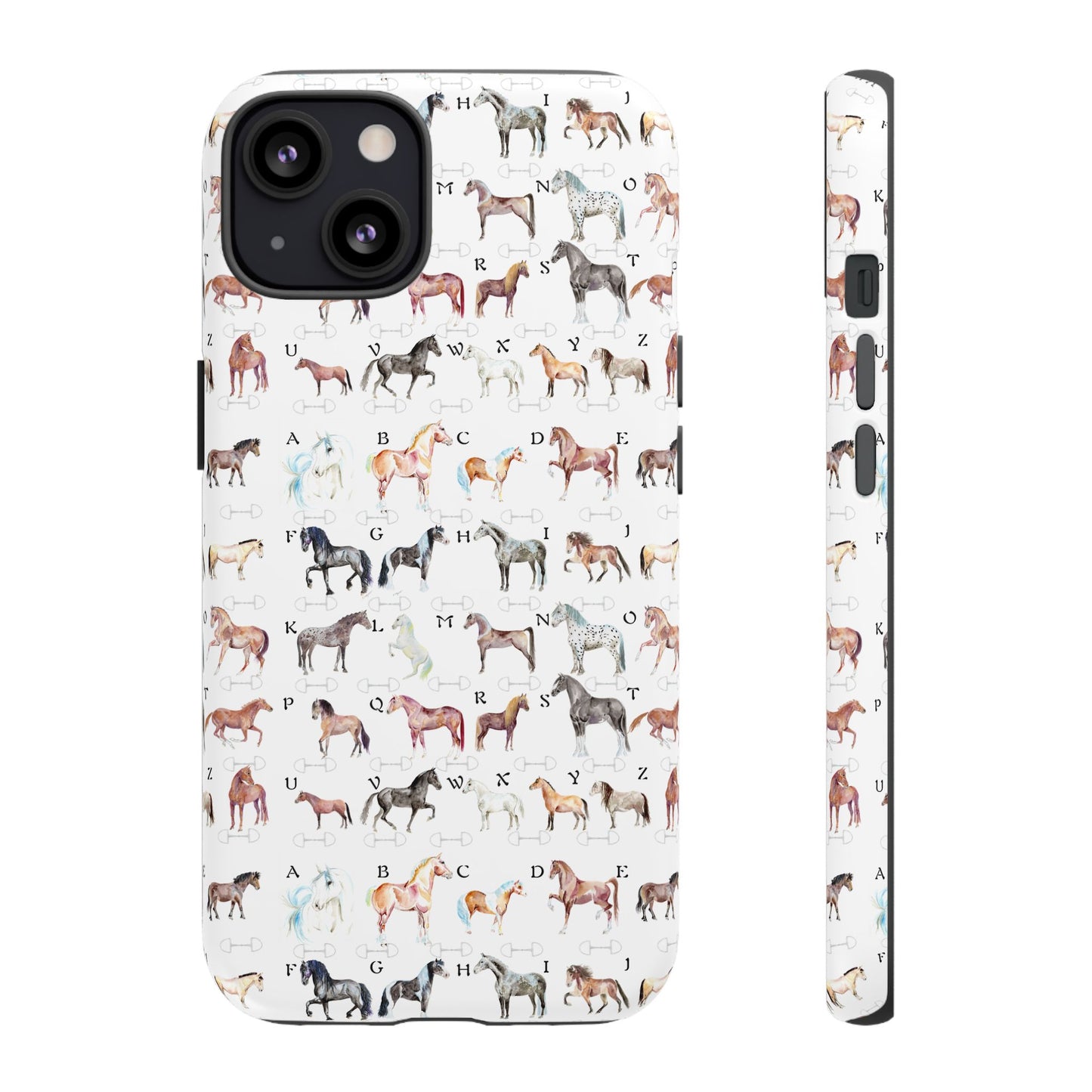 ABC Horse Breeds Tough Phone Case