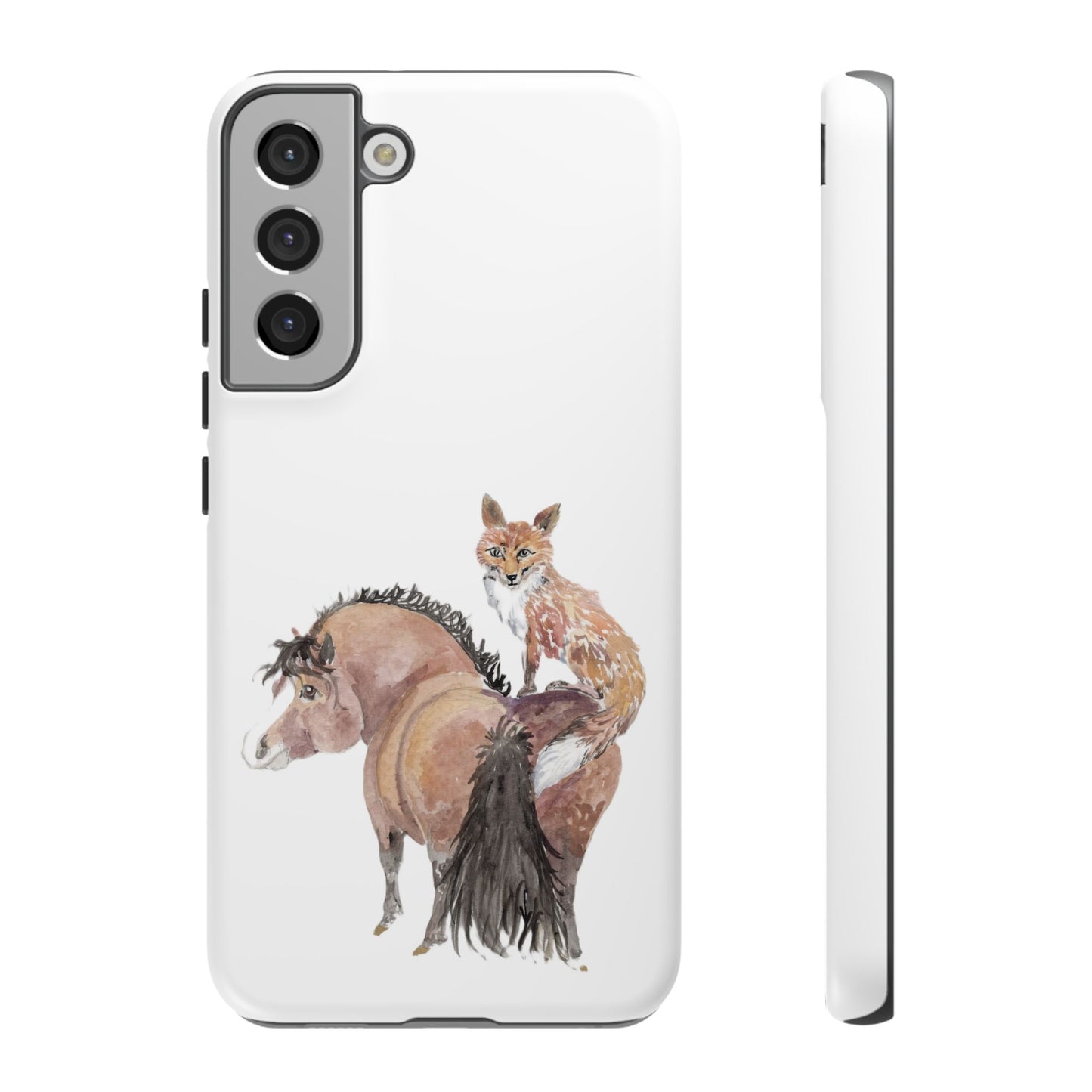 Adorable Little Pony and Fox Friend Tough Phone Case