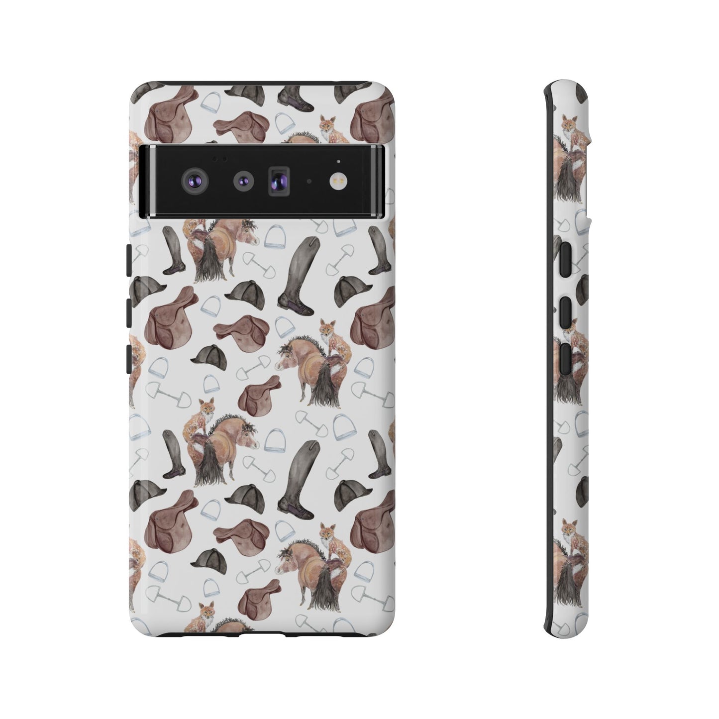 Adorable Little Pony and Fox Print Tough Phone Case