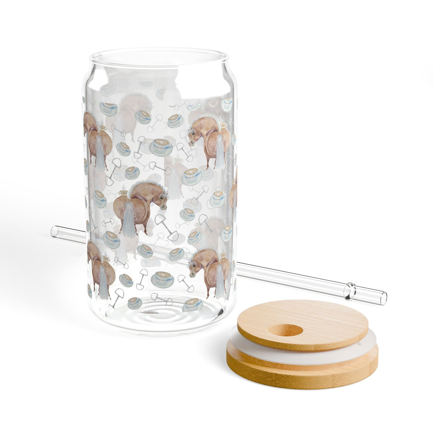 Adorable Pony Cup of Love Sipper Glass, 16oz
