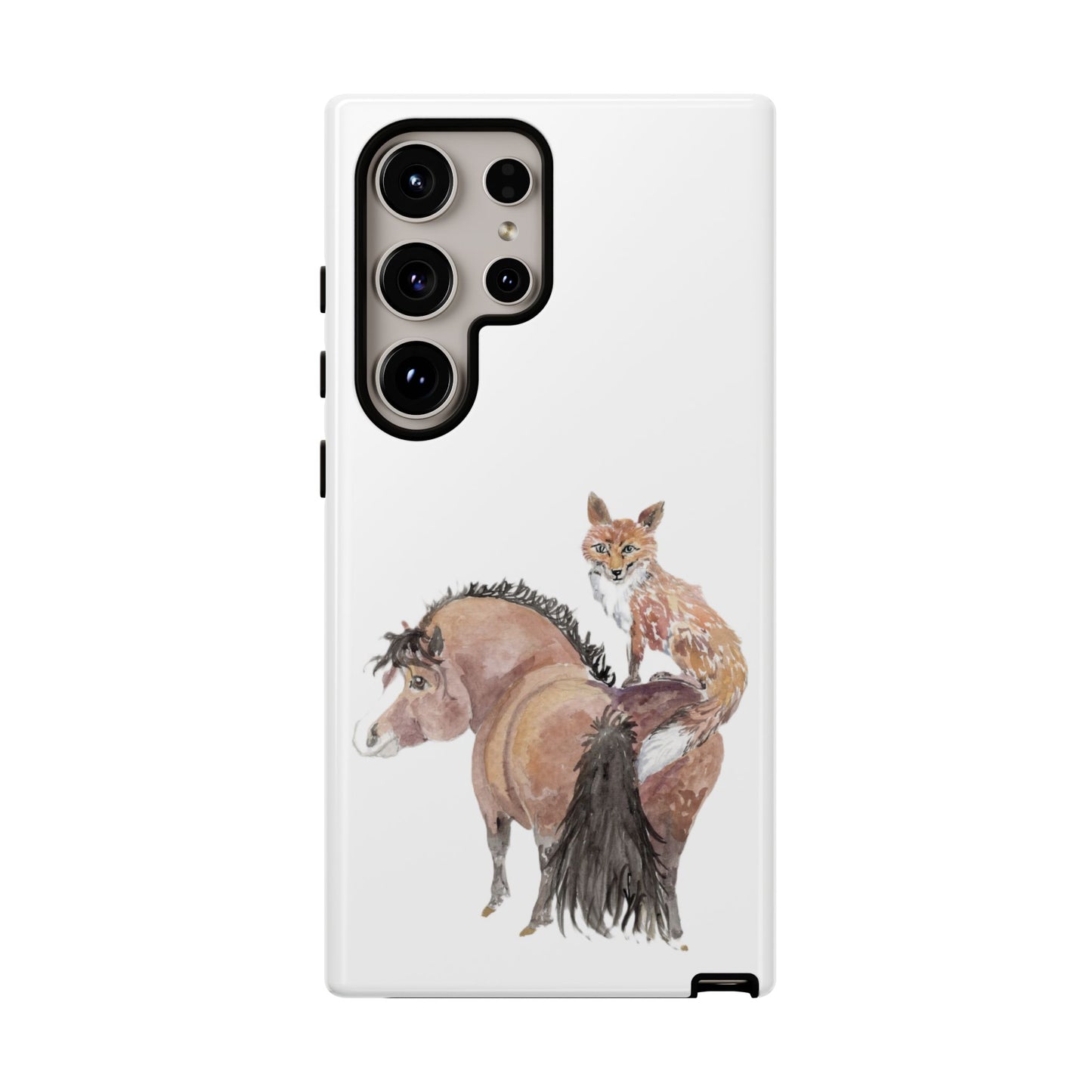 Adorable Little Pony and Fox Friend Tough Phone Case
