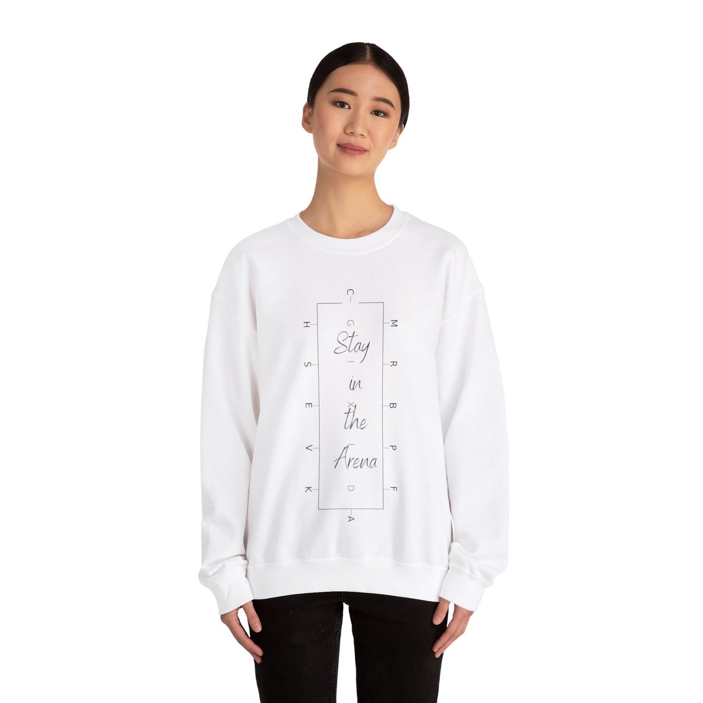 Stay in the Arena Crewneck Sweatshirt - SonaEquestrian