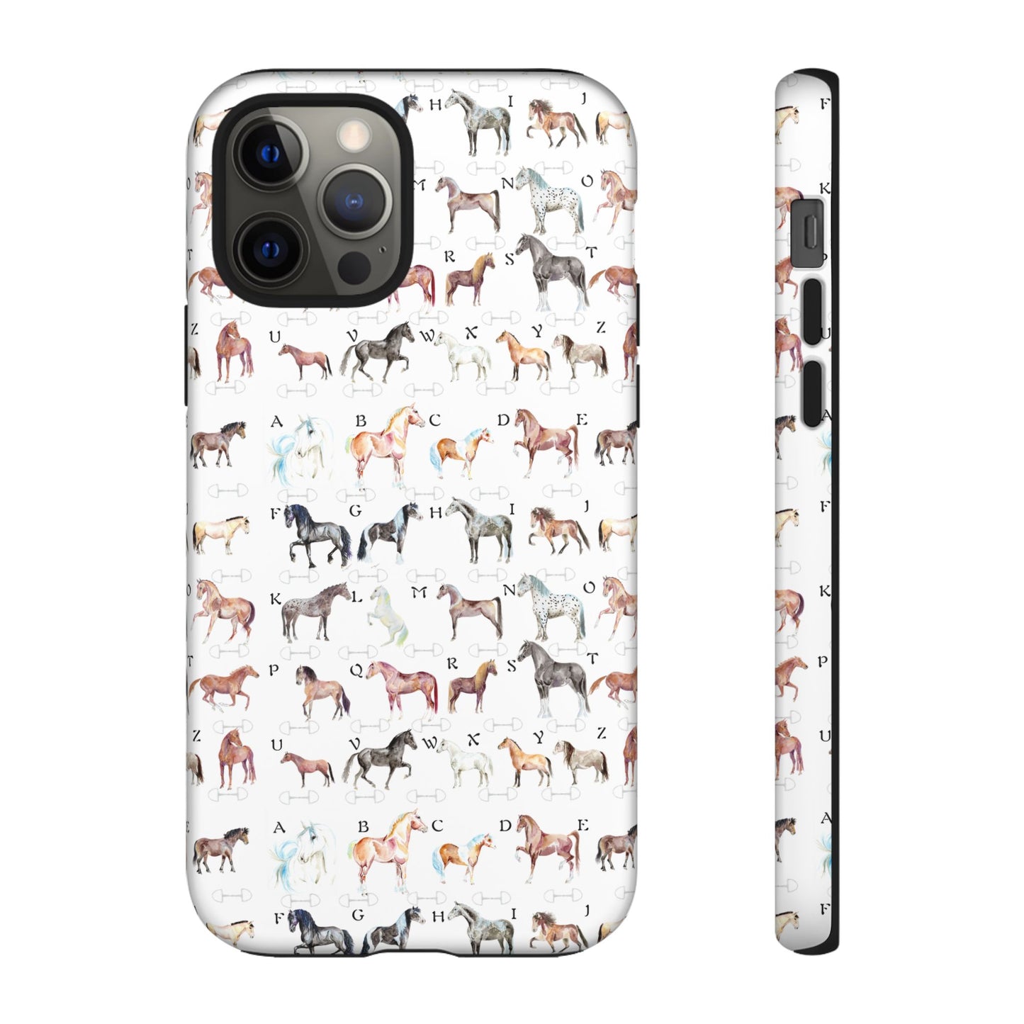 ABC Horse Breeds Tough Phone Case