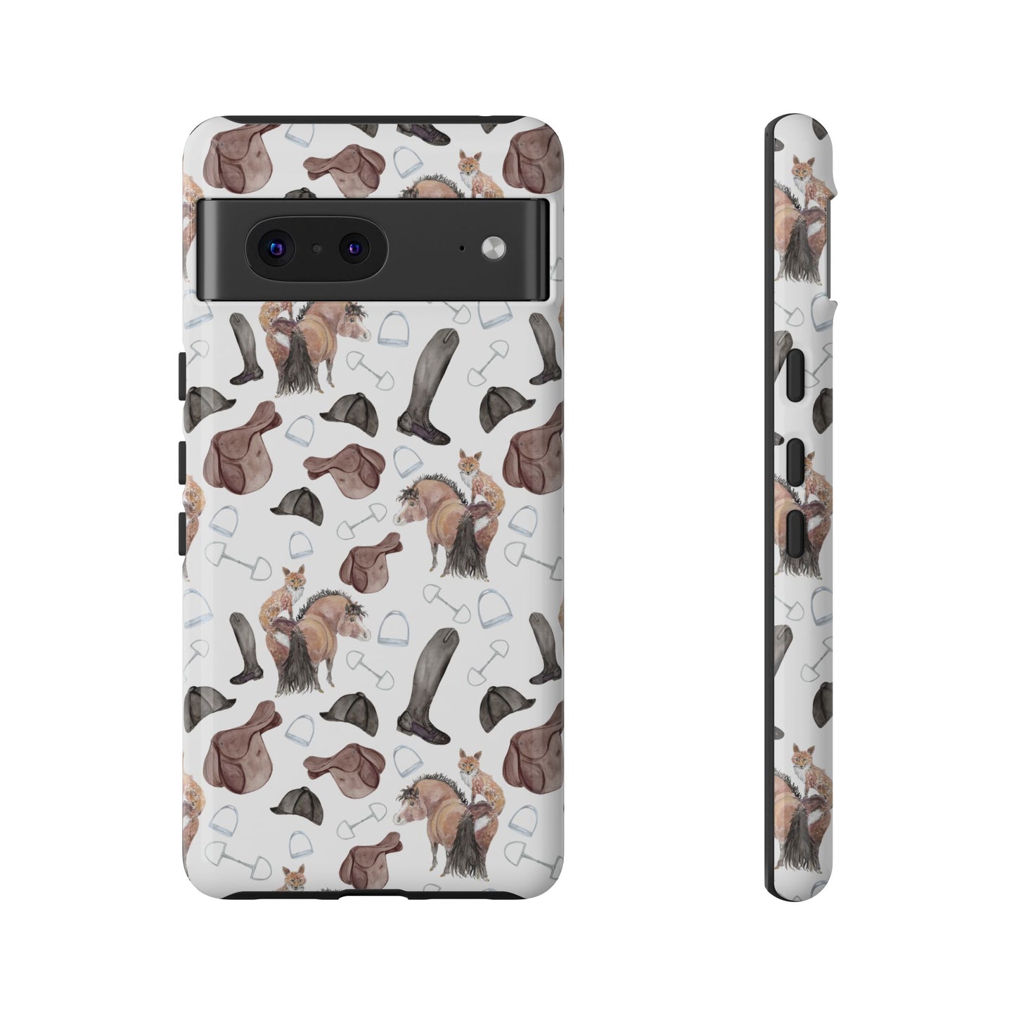Adorable Little Pony and Fox Print Tough Phone Case