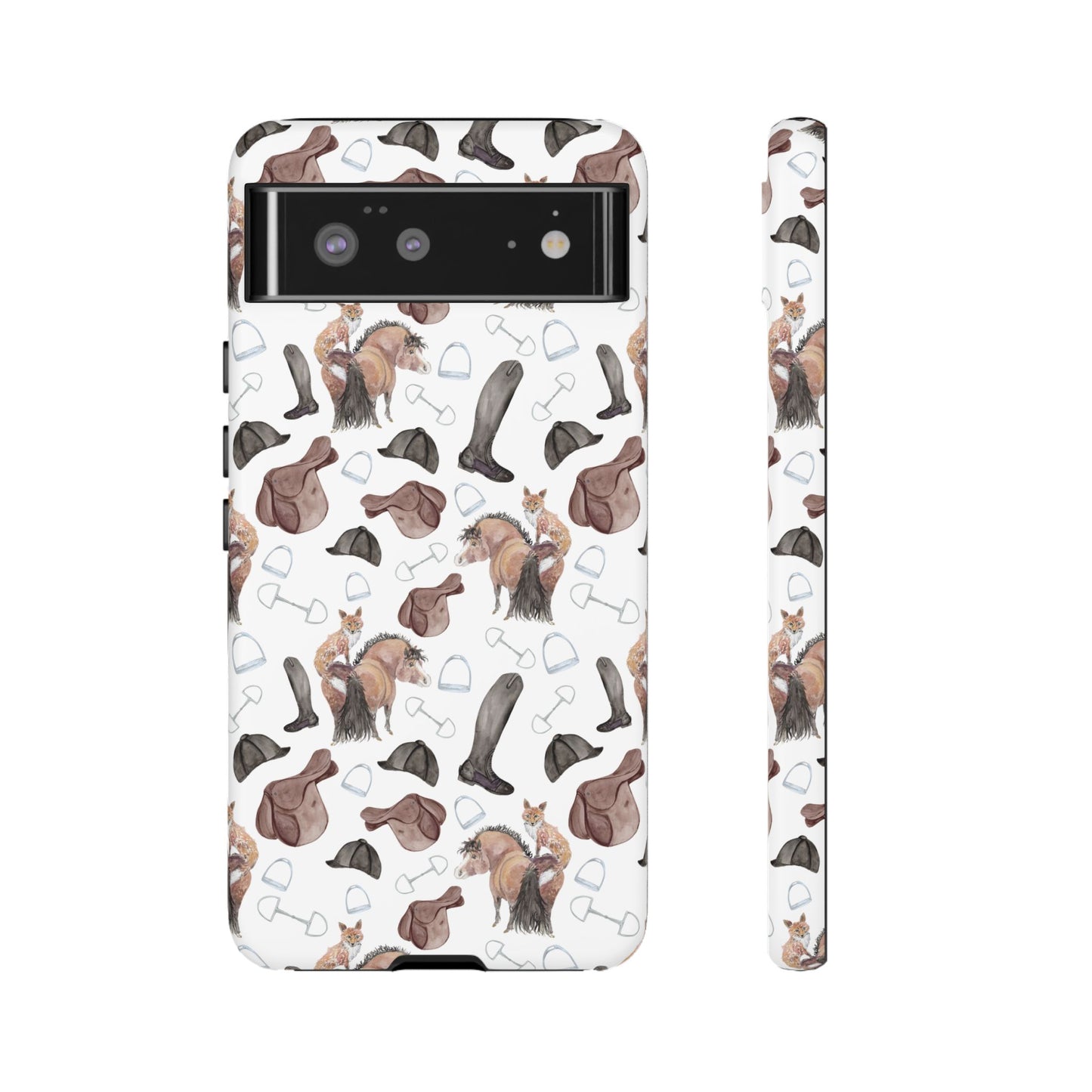 Adorable Little Pony and Fox Print Tough Phone Case