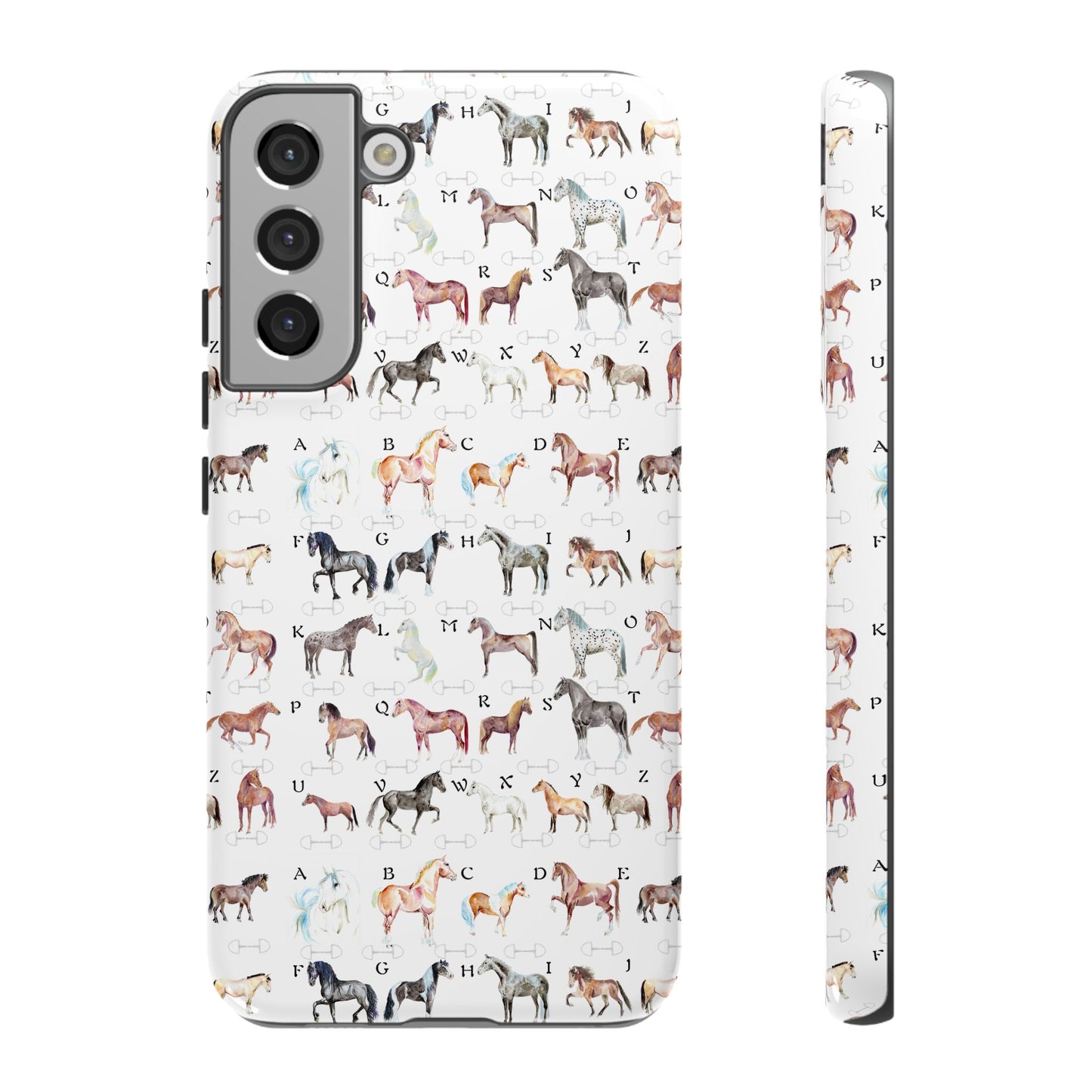ABC Horse Breeds Tough Phone Case