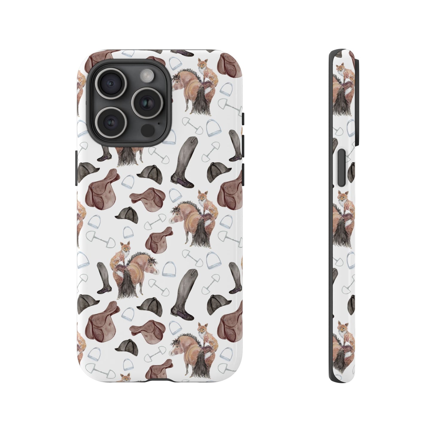 Adorable Little Pony and Fox Print Tough Phone Case