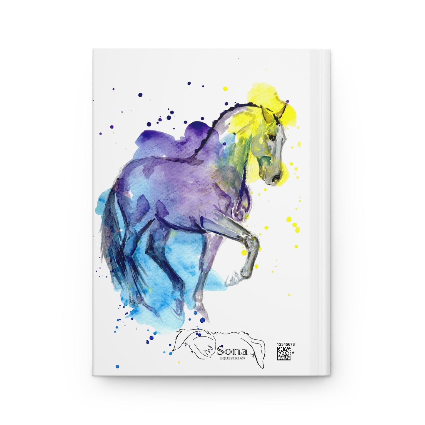 Hardcover Journal Matte -Splash dance