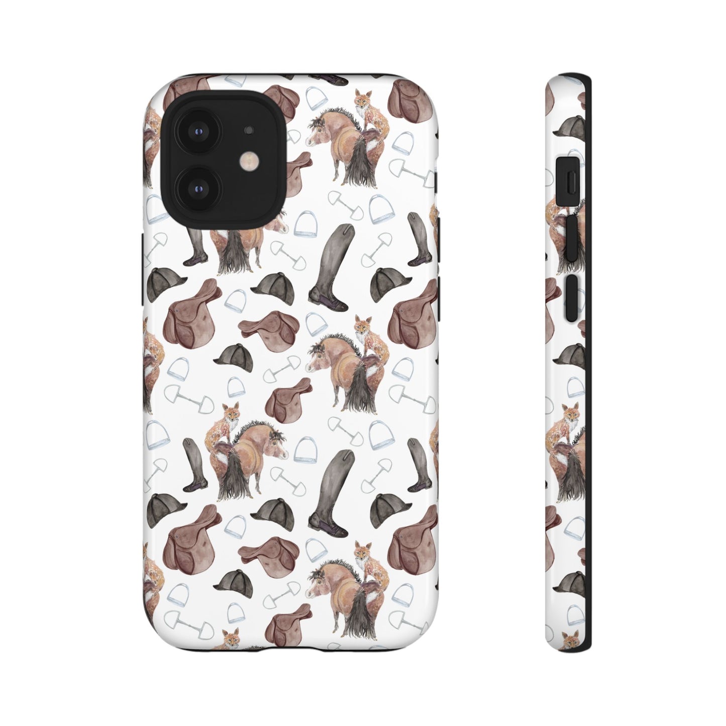 Adorable Little Pony and Fox Print Tough Phone Case