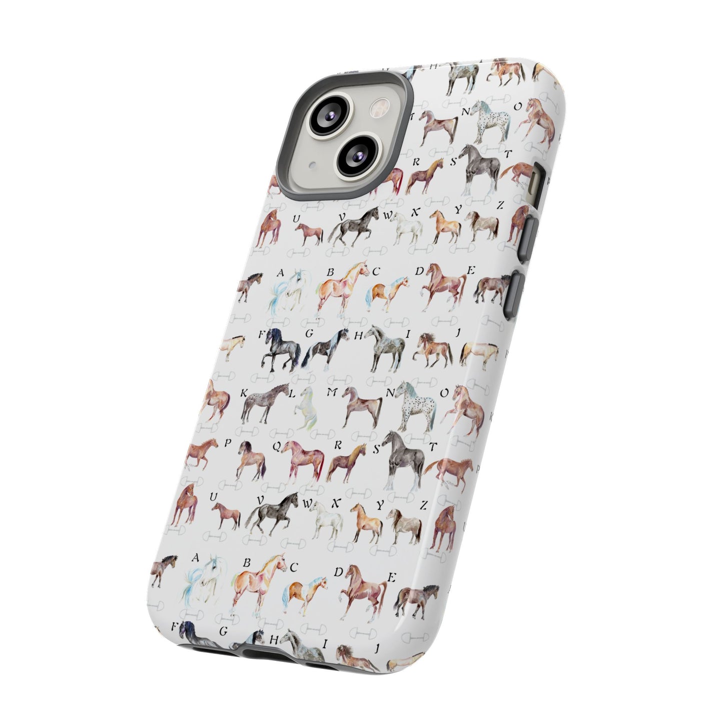 ABC Horse Breeds Tough Phone Case