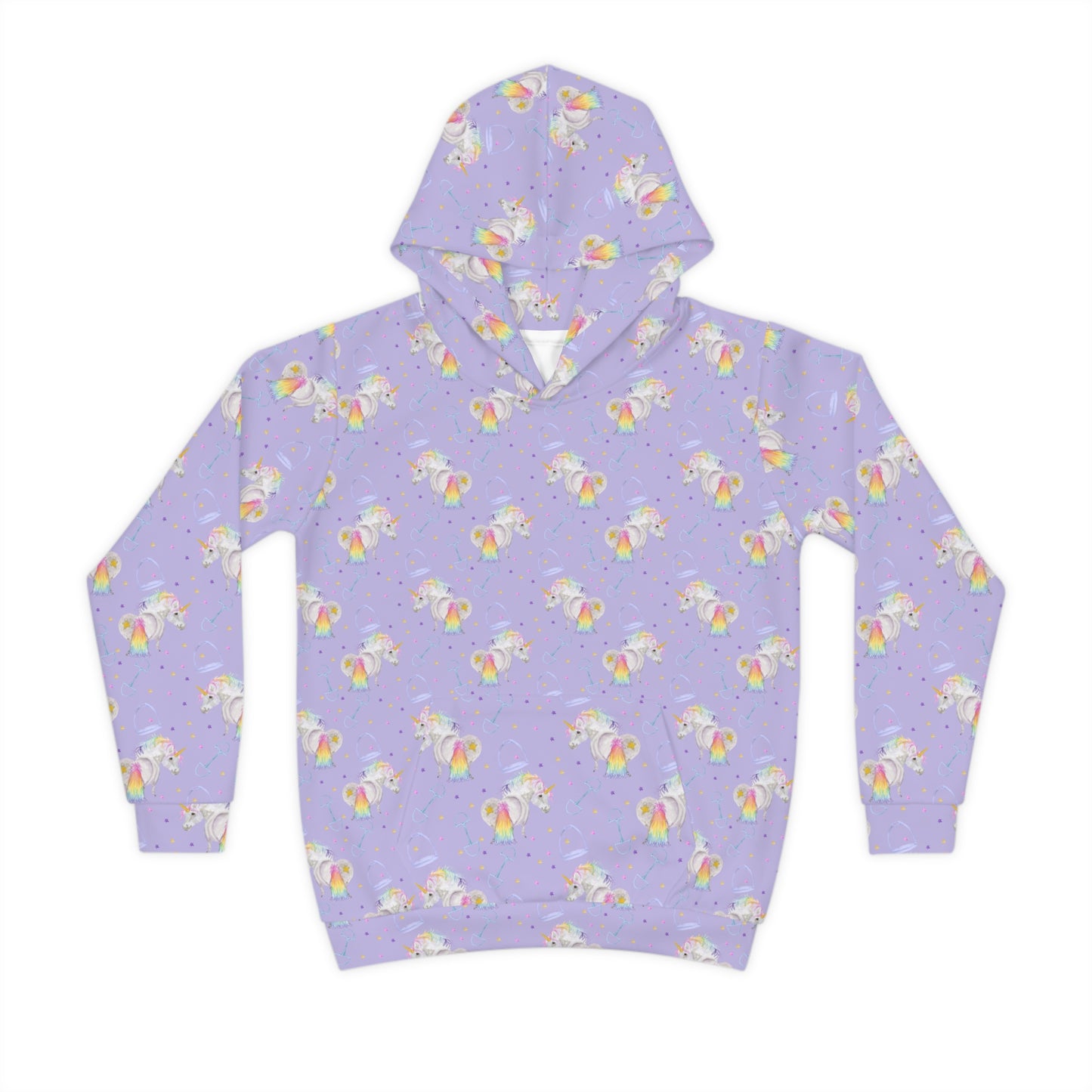 Adorable little Unicorns Lavender Children's Hoodie