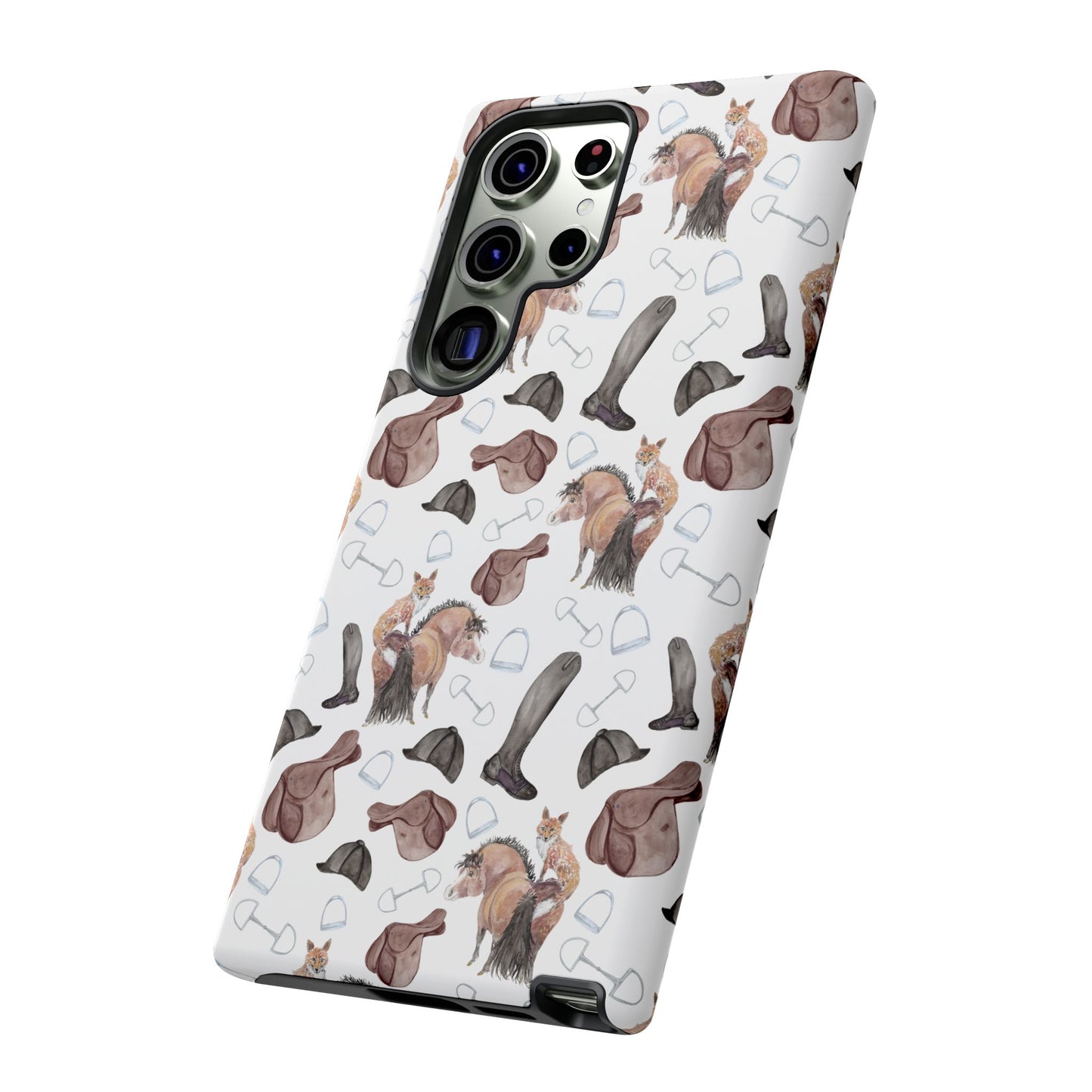 Adorable Little Pony and Fox Print Tough Phone Case