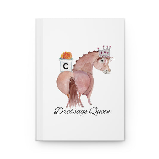 Hardcover Journal Matte -Dressage Queen