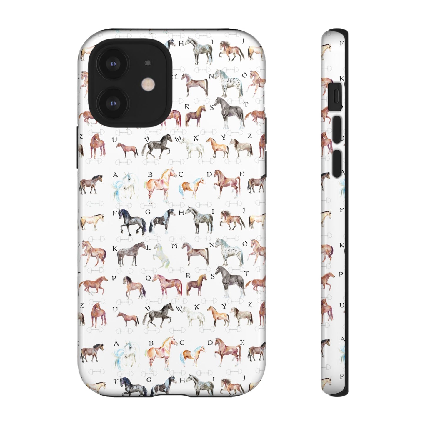 ABC Horse Breeds Tough Phone Case
