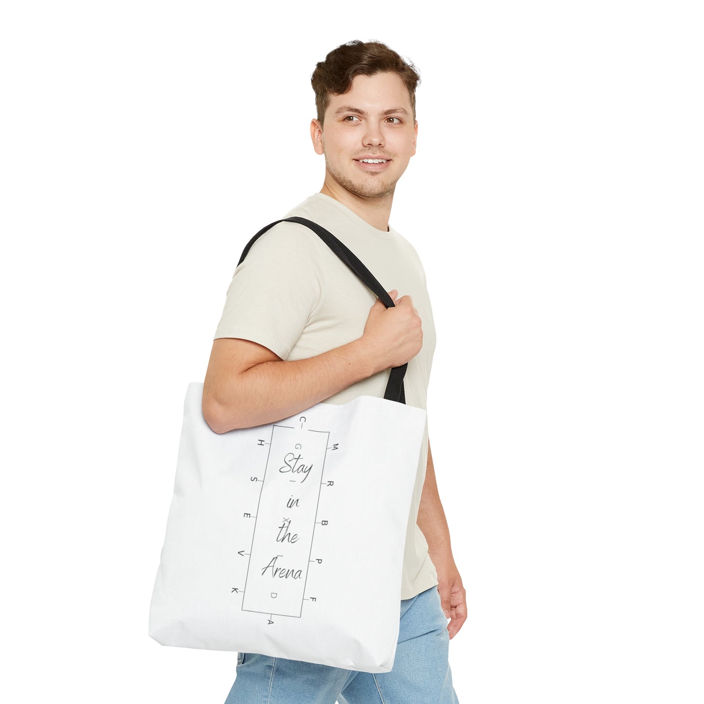 Stay in the Arena Tote Bag (AOP) - SonaEquestrian