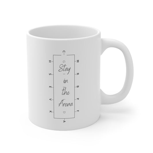 Stay in the Arena Ceramic Mug 11oz - SonaEquestrian
