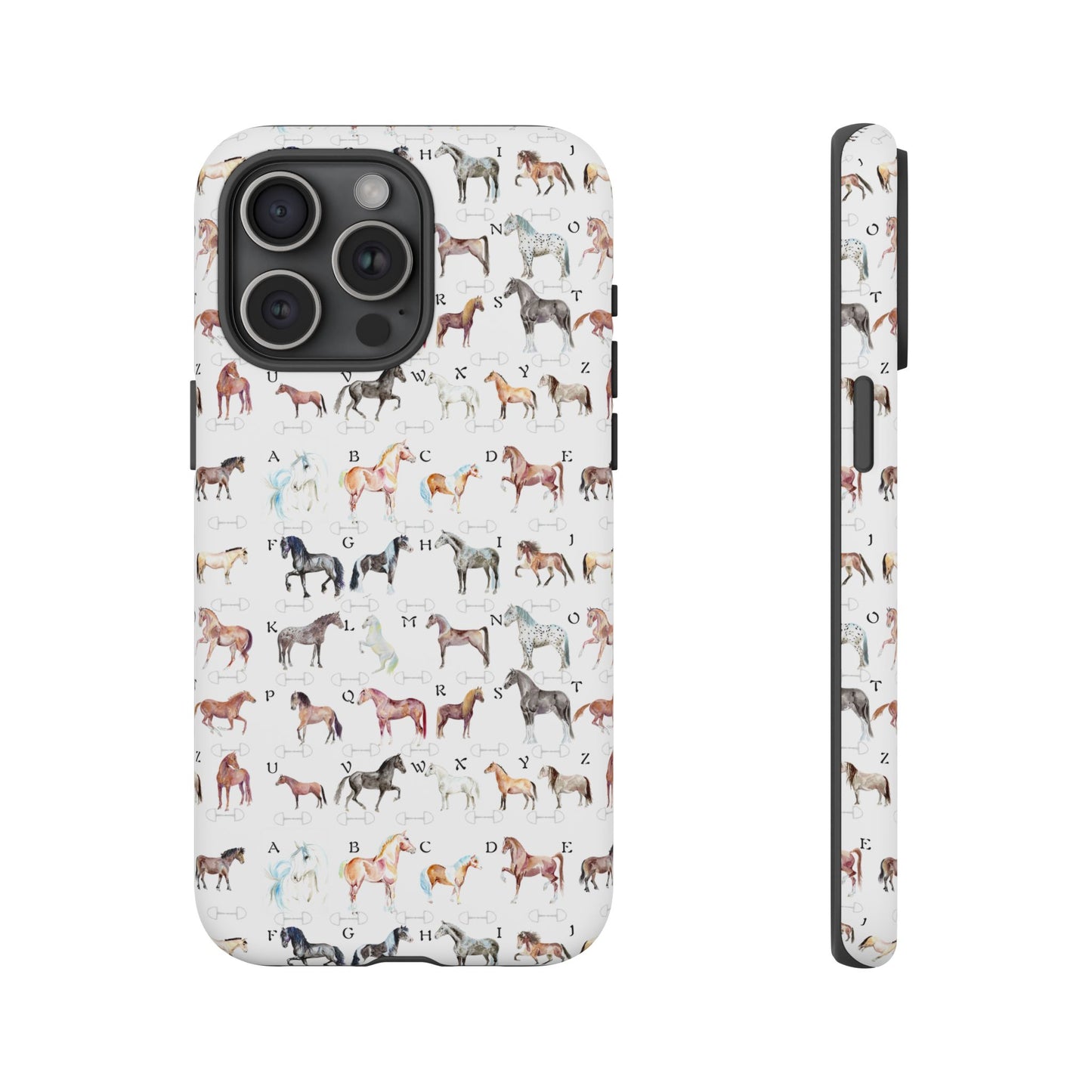 ABC Horse Breeds Tough Phone Case
