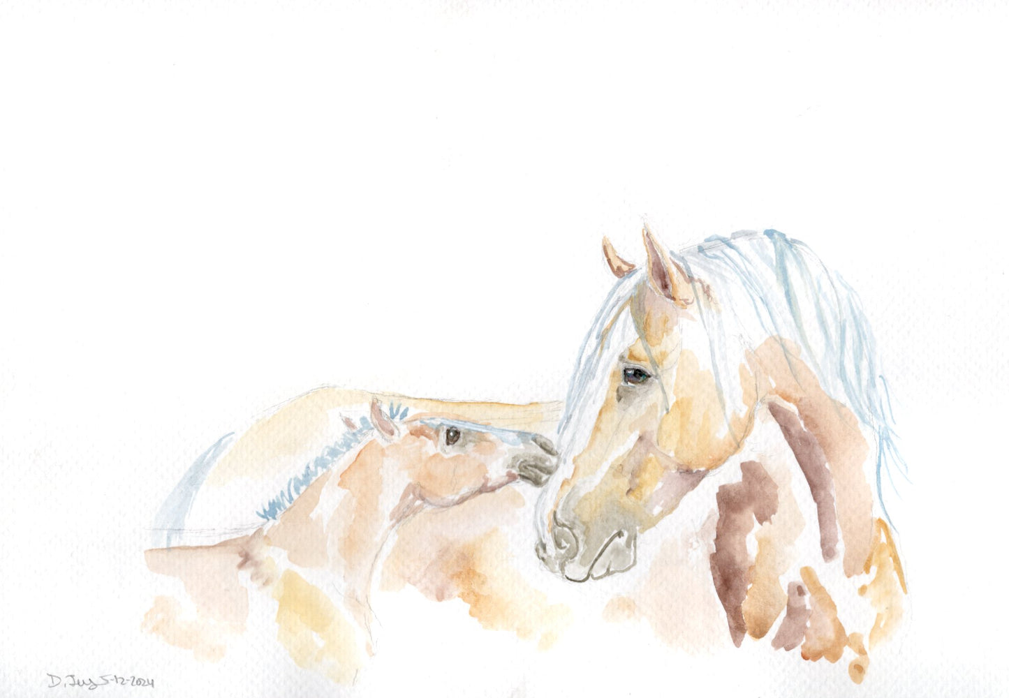 Golden - Original Watercolor