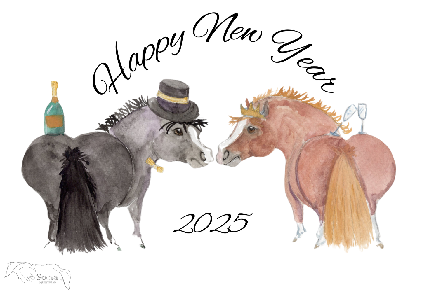 Adorable New Years E- Card