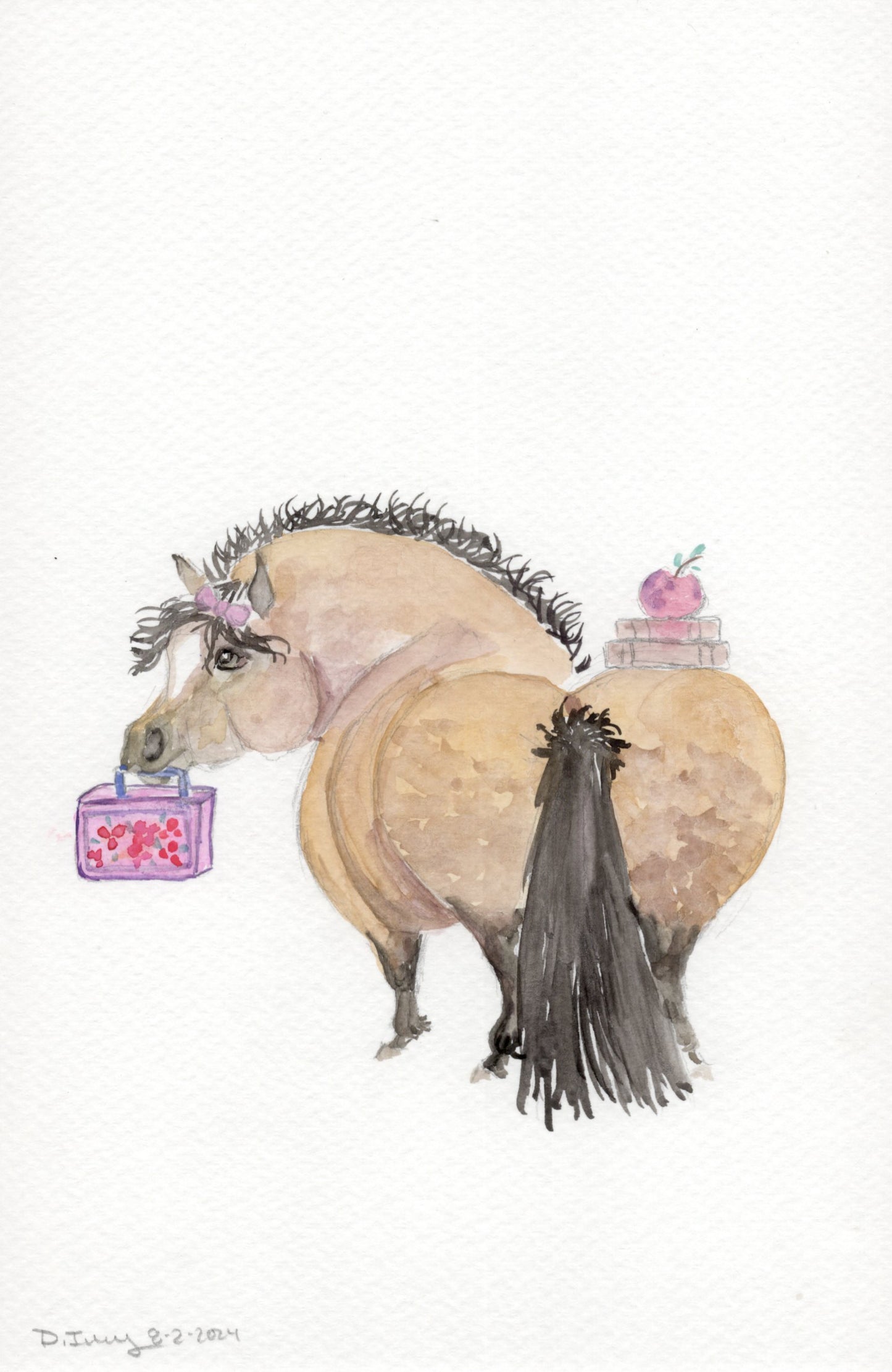 Adorable Little back to school - Giclee Fine Art Prints
