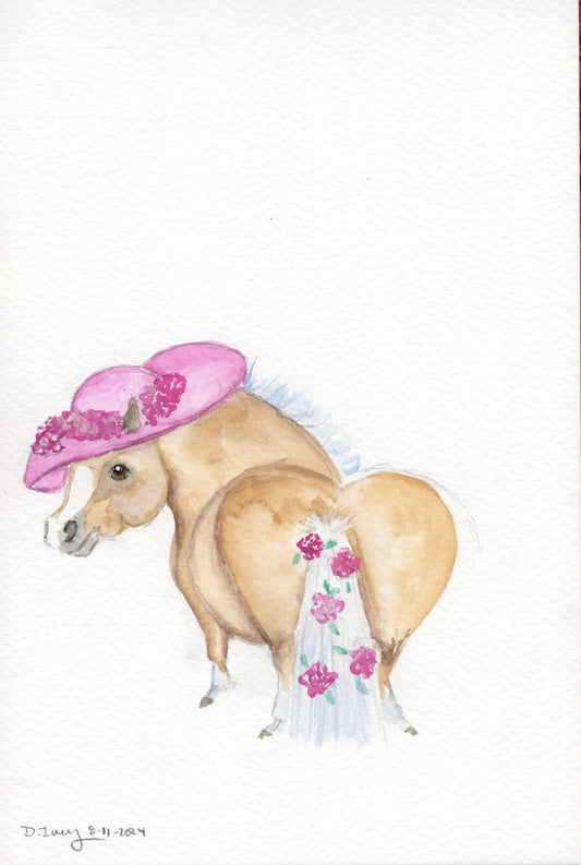 Adorable Little Ready for the Roses   - Giclee Fine Art Prints
