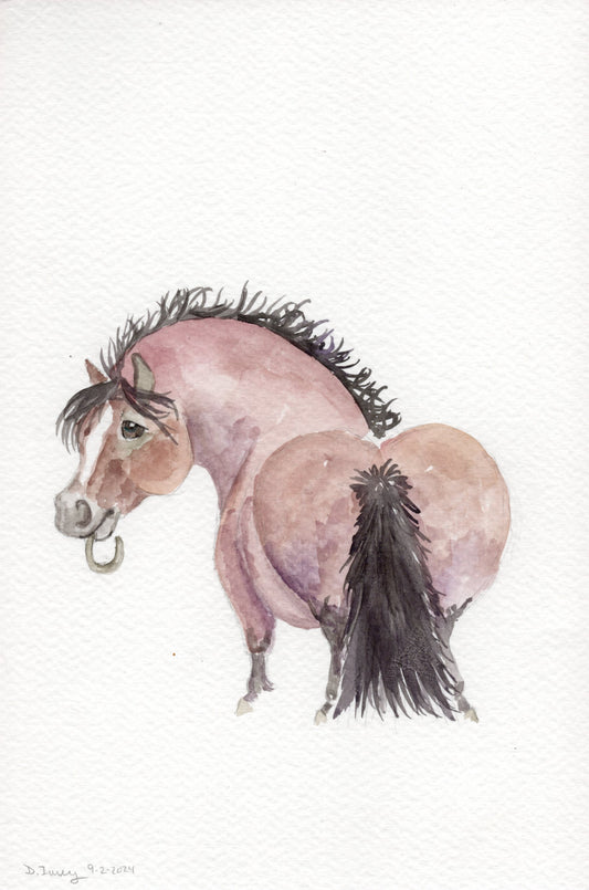 Adorable Little Lucky Shoes - Giclee Fine Art Prints