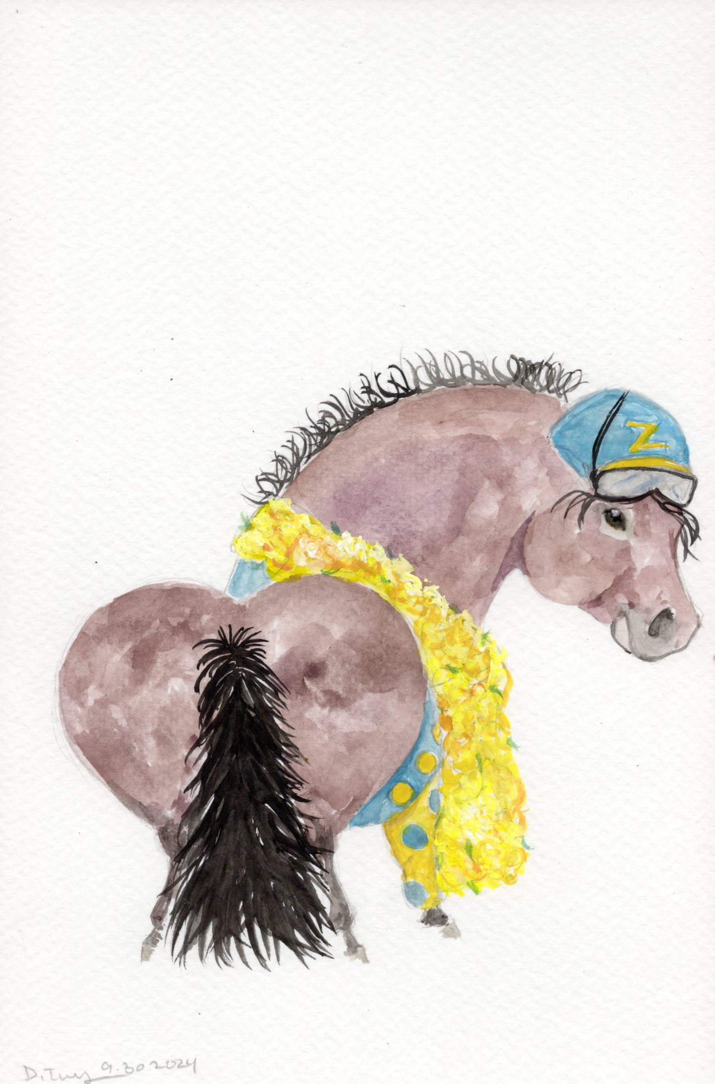 Adorable Little Jockey - Giclee Fine Art Prints