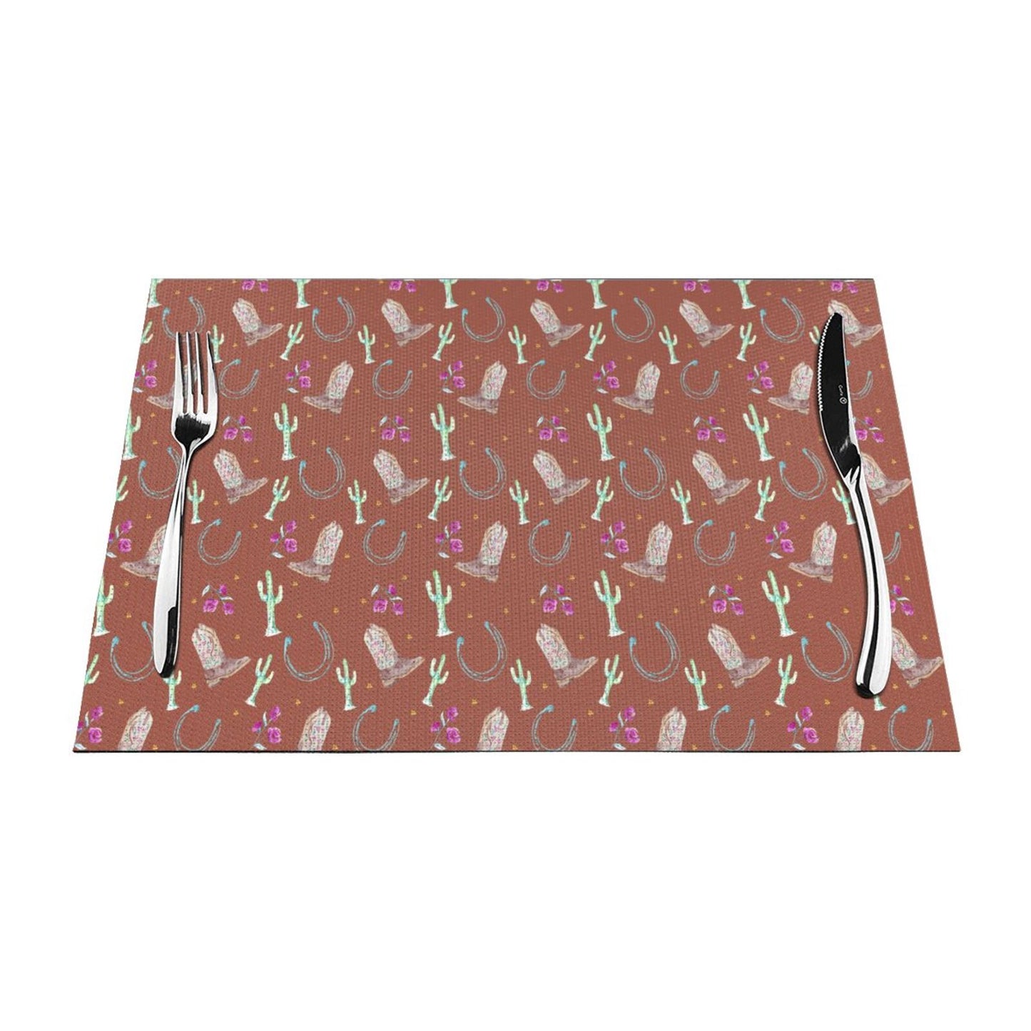 Lucky Boots- Placemats Set of 4