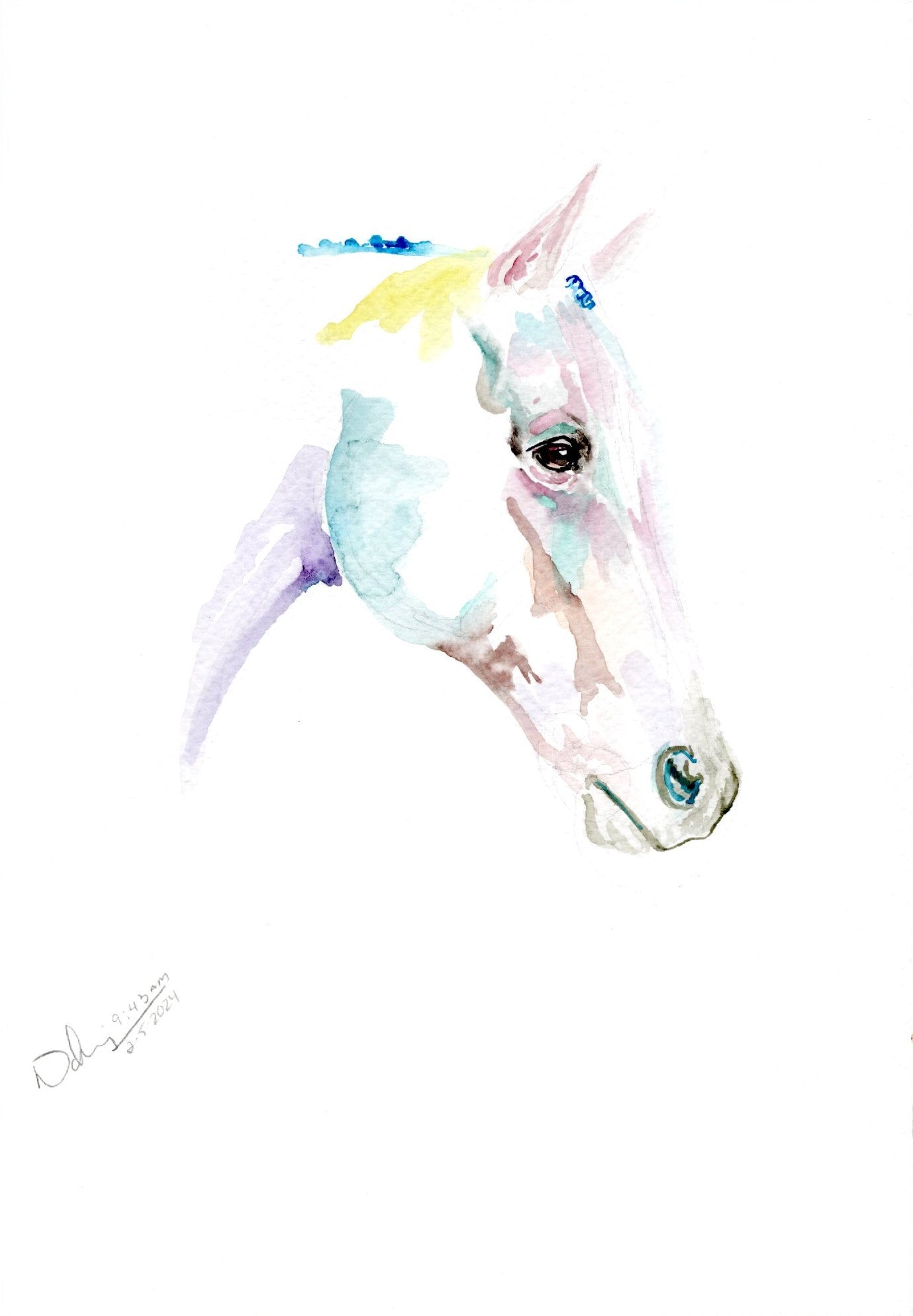 #18 Baby Green Print - SonaEquestrian