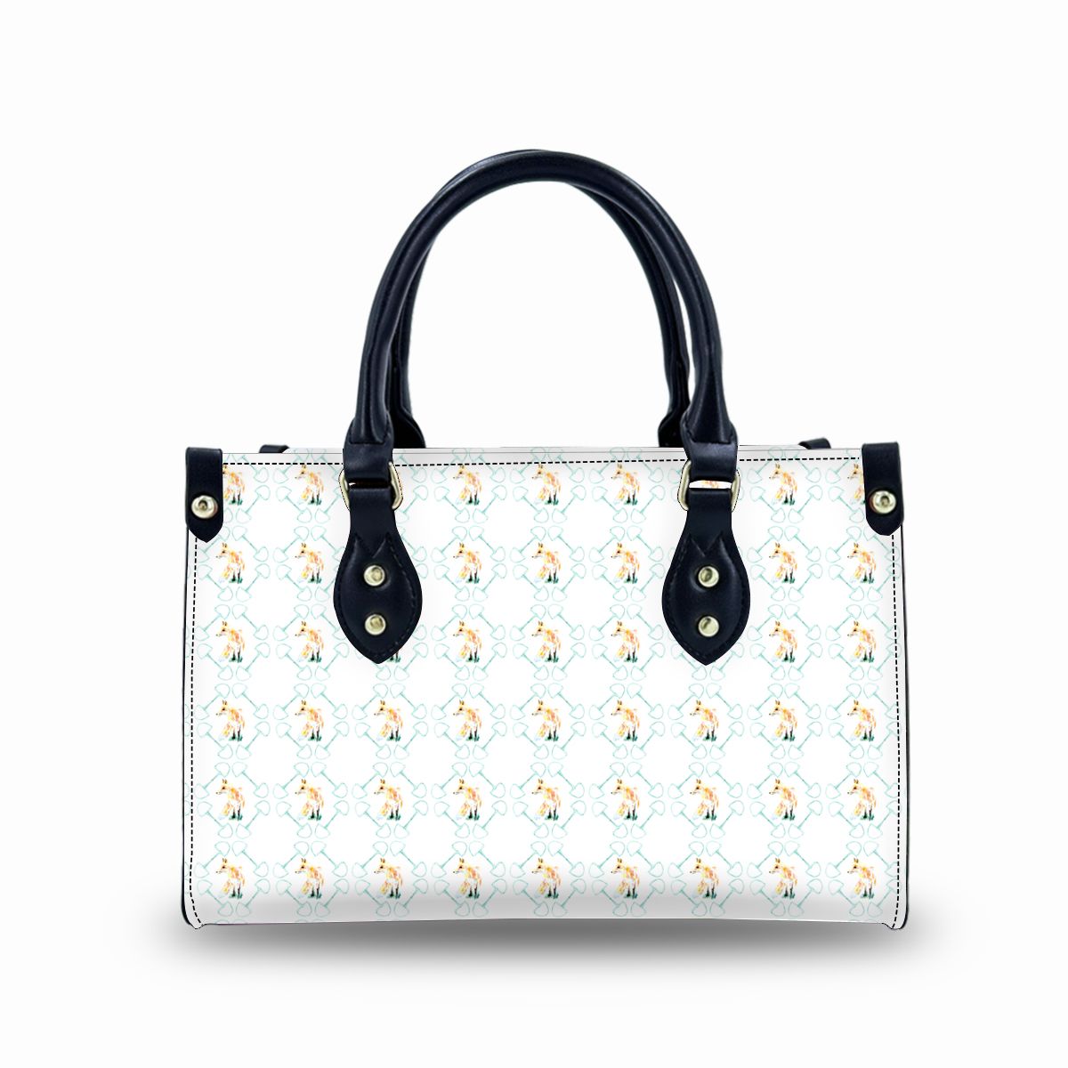 Spring Foxes Print Small Fashion Bag