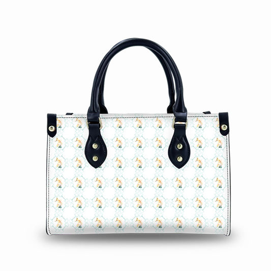Spring Foxes Print Small Fashion Bag