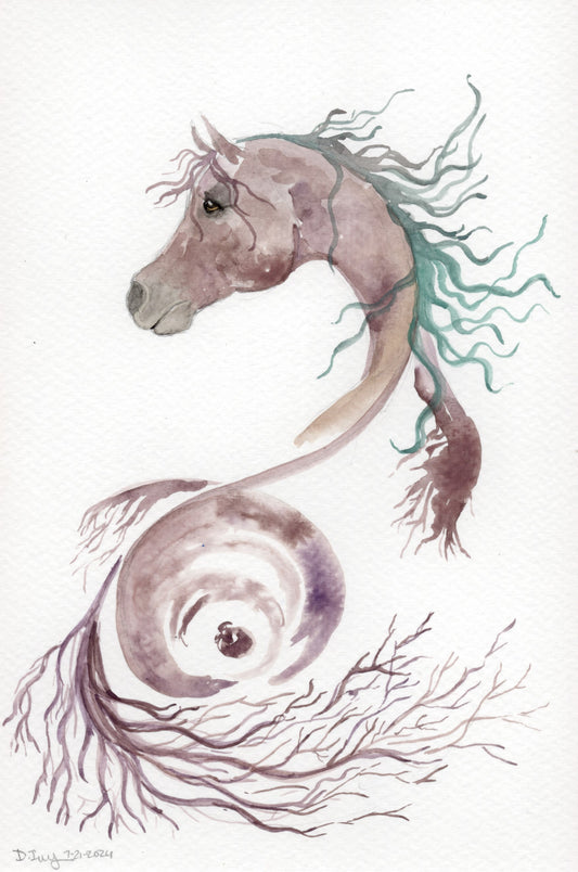 Elements- Earth - Original Watercolor