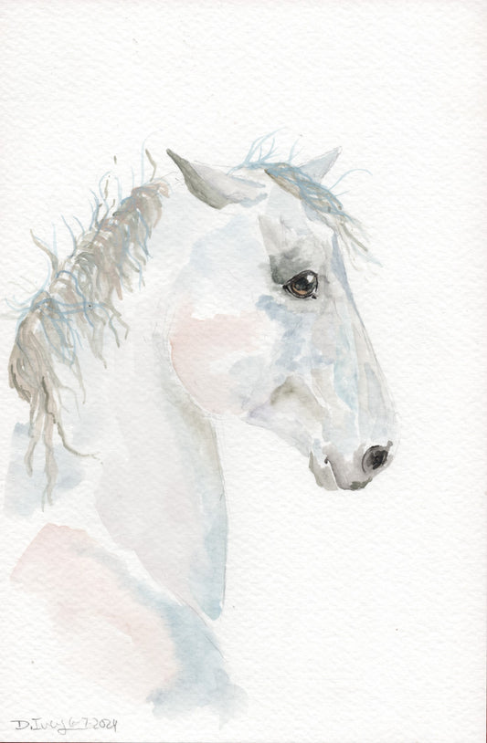 Pink Mist  - Original Watercolor
