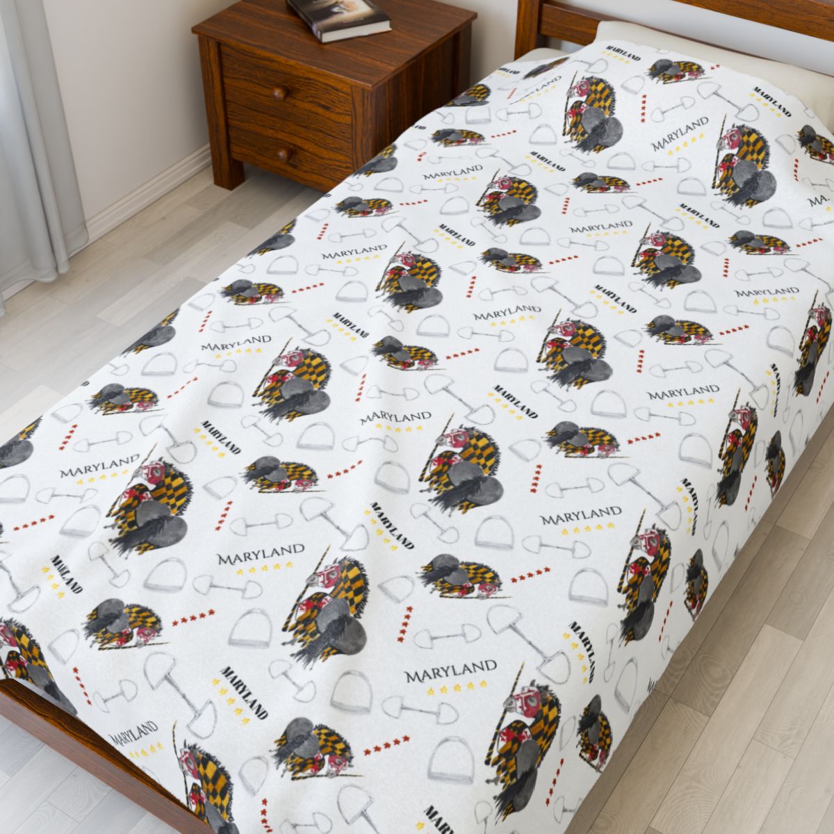 Plush Blanket Adorable Little Maryland 5 star