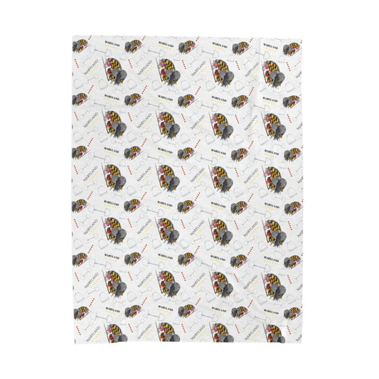 Plush Blanket Adorable Little Maryland 5 star