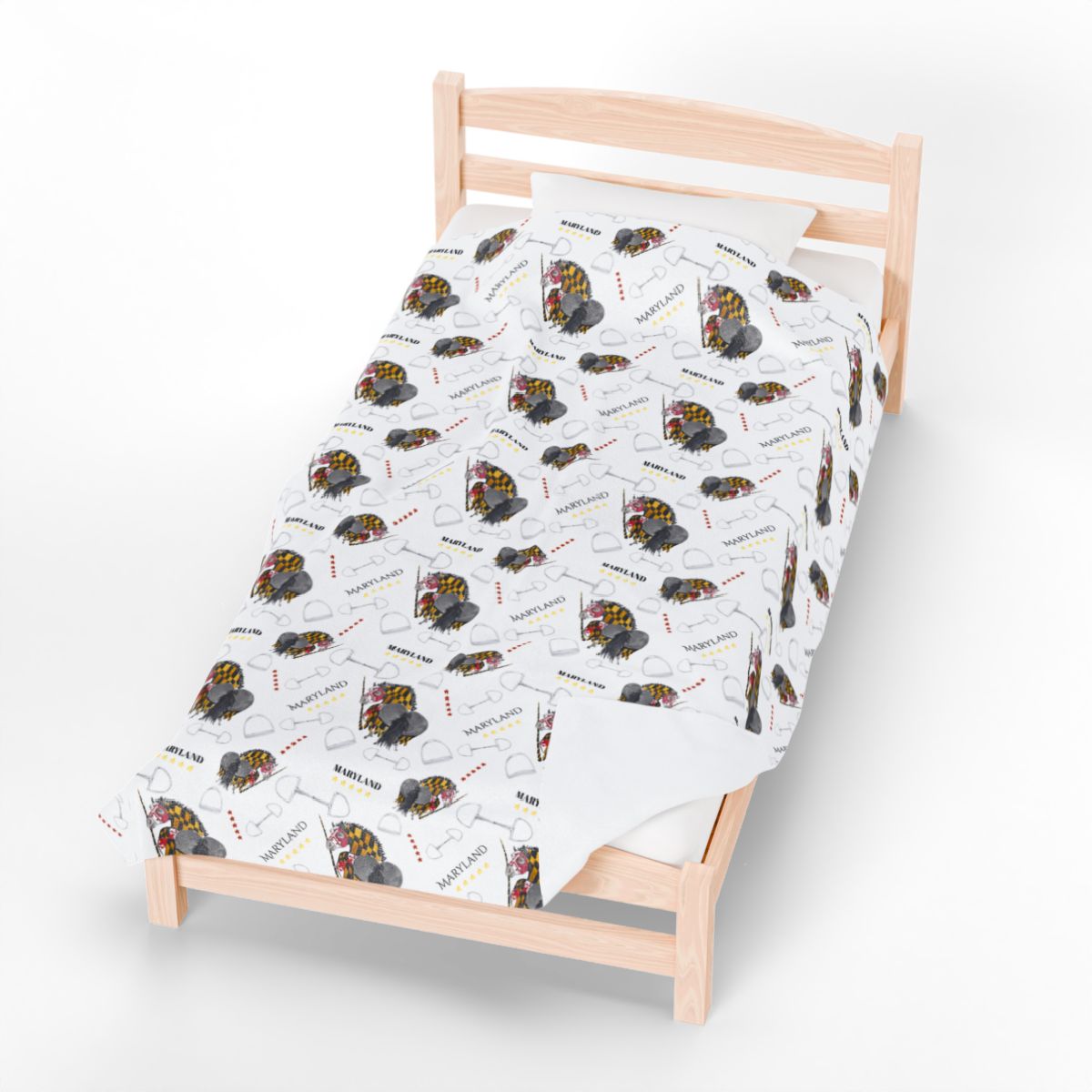 Plush Blanket Adorable Little Maryland 5 star