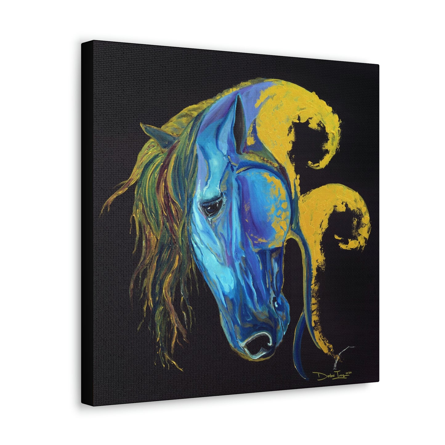 Sea Horse Crest Original Print- Canvas Gallery Wraps