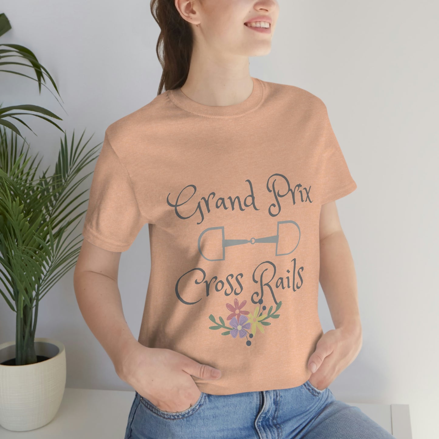 Grand Prix Cross Rails Unisex Jersey Short Sleeve Tee - SonaEquestrian
