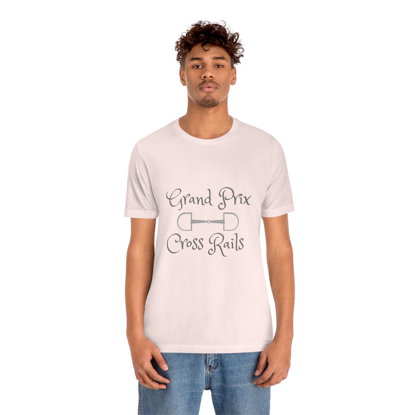 Grand Prix Cross Rails w/ bit Unisex Jersey Short Sleeve Tee