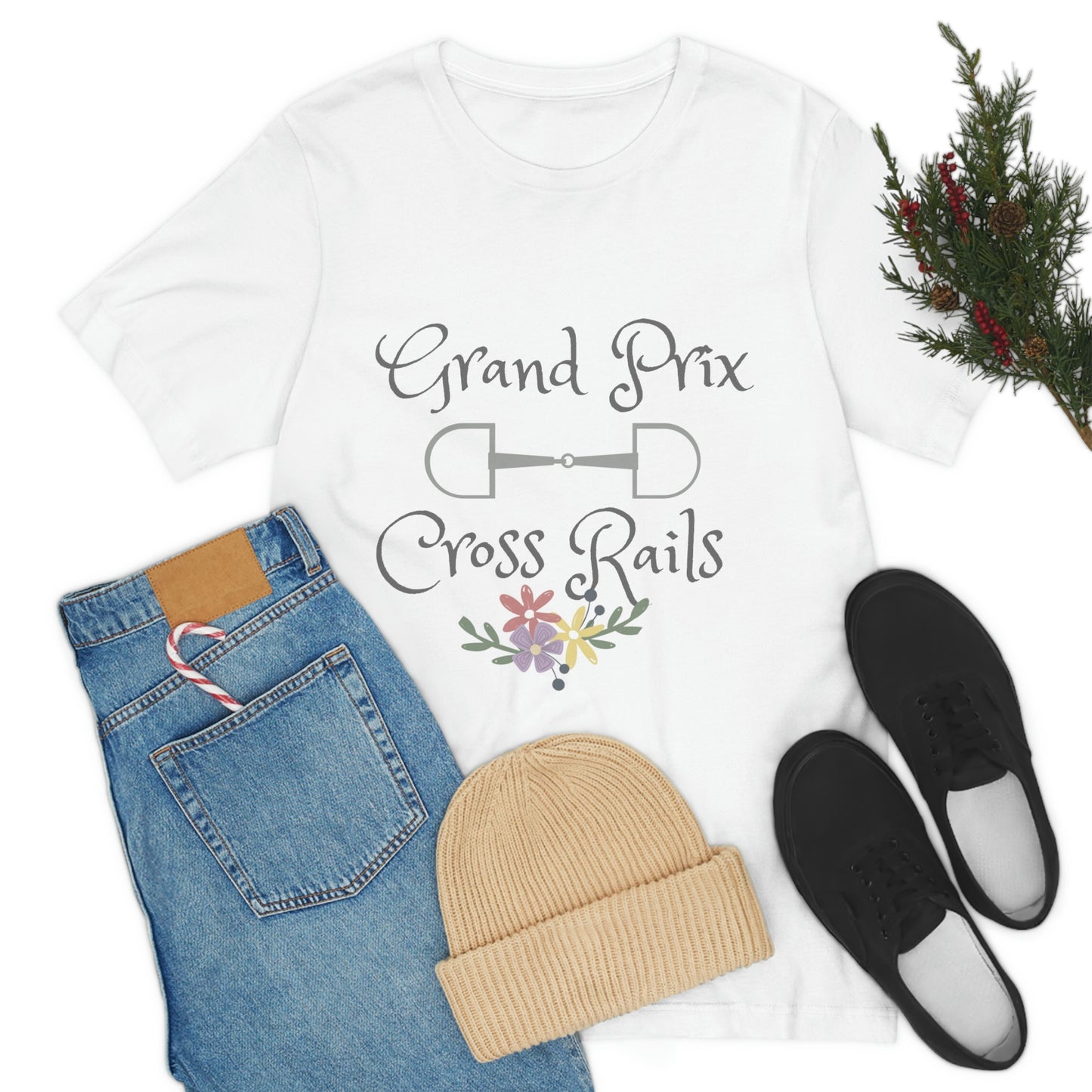 Grand Prix Cross Rails Unisex Jersey Short Sleeve Tee - SonaEquestrian