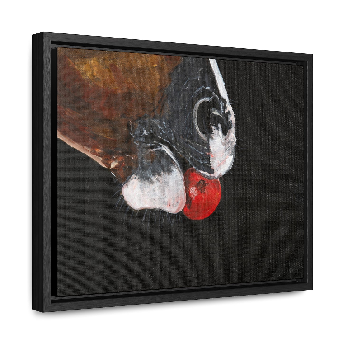 Muzzle blaze with Apple Gallery Canvas Wraps, Horizontal Frame - SonaEquestrian
