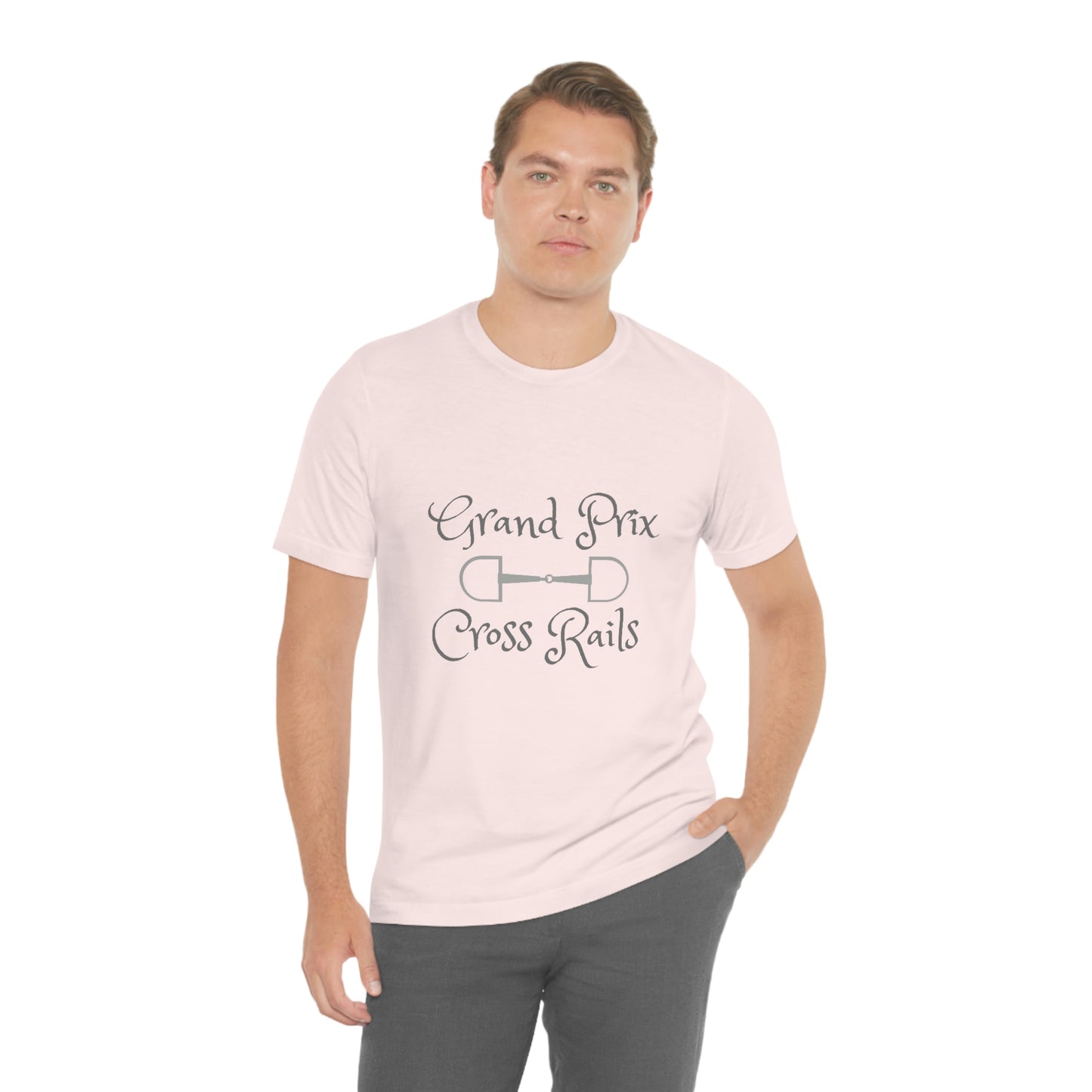 Grand Prix Cross Rails w/ bit Unisex Jersey Short Sleeve Tee