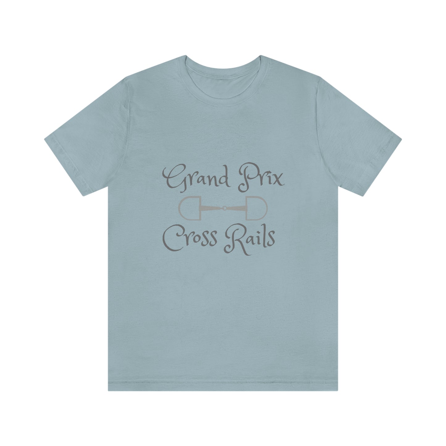 Grand Prix Cross Rails w/ bit Unisex Jersey Short Sleeve Tee