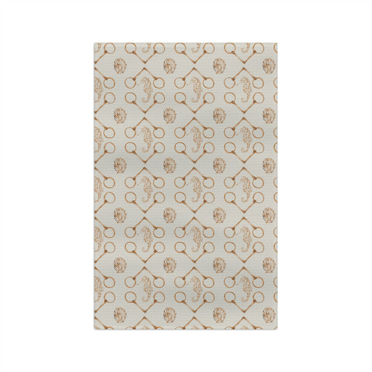Sea Horse and Bit Soft Tea Towel - SonaEquestrian