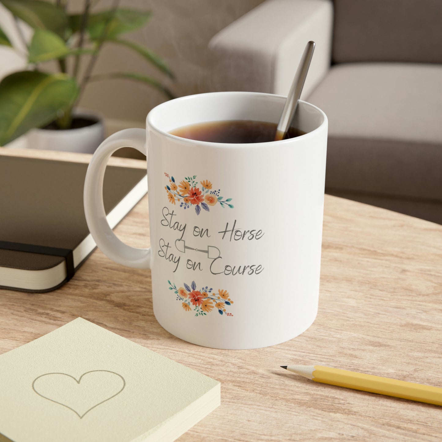 White Ceramic Mug, 11oz
